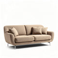 Fabric upholstered sofa with cushions for living room - 200 x 85 x 75cm