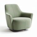 Fabric swivel armchair for living room use - 80 x 80 x 90cm