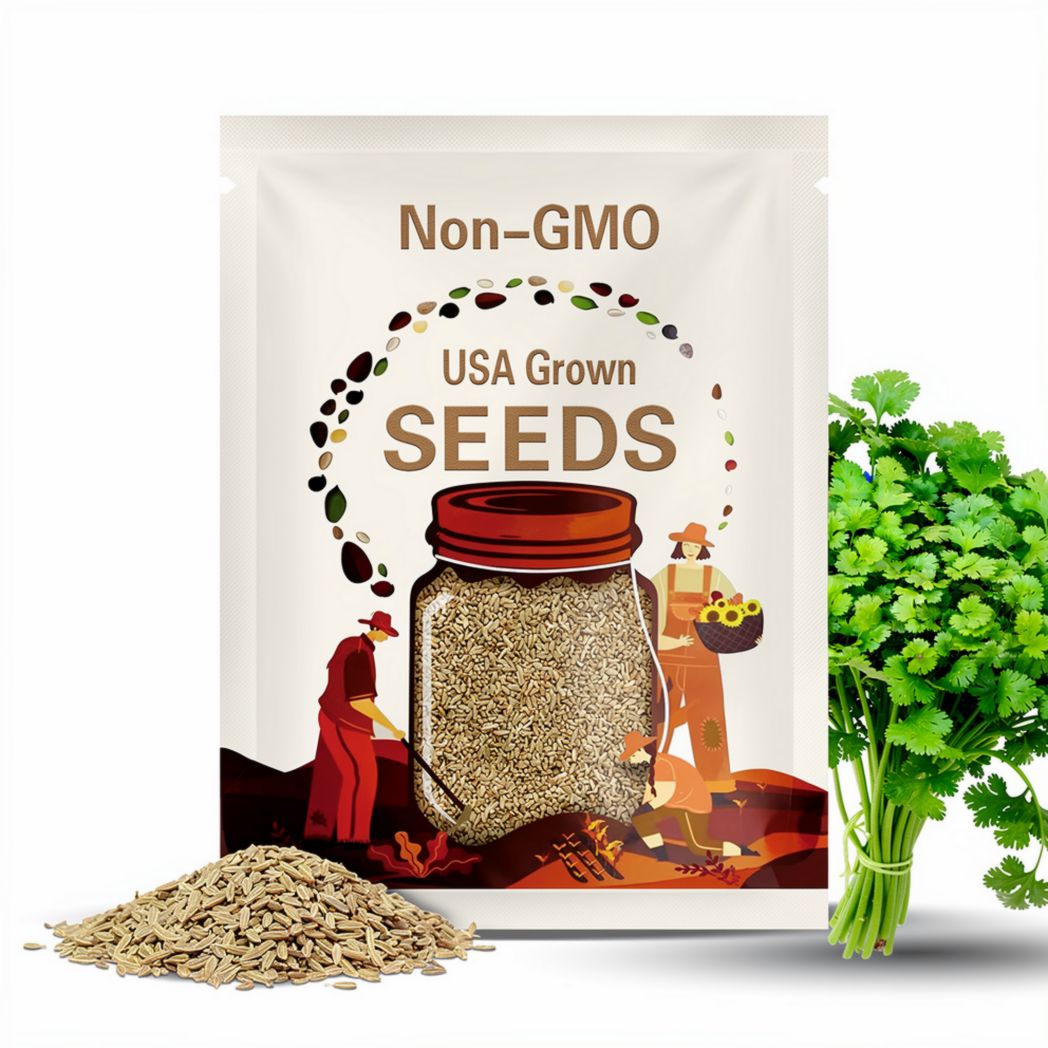 50 Cilantro Seeds, 'Slow Bolt' variety; grown in Central Florida by Seed The Stars, Coriander Seeds, Florida Seeds, Organic Heirloom Herb