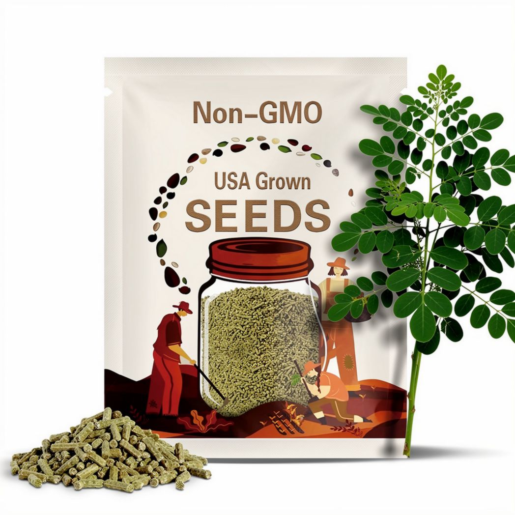 Organic Moringa Seeds Non-GMO - 10 Count