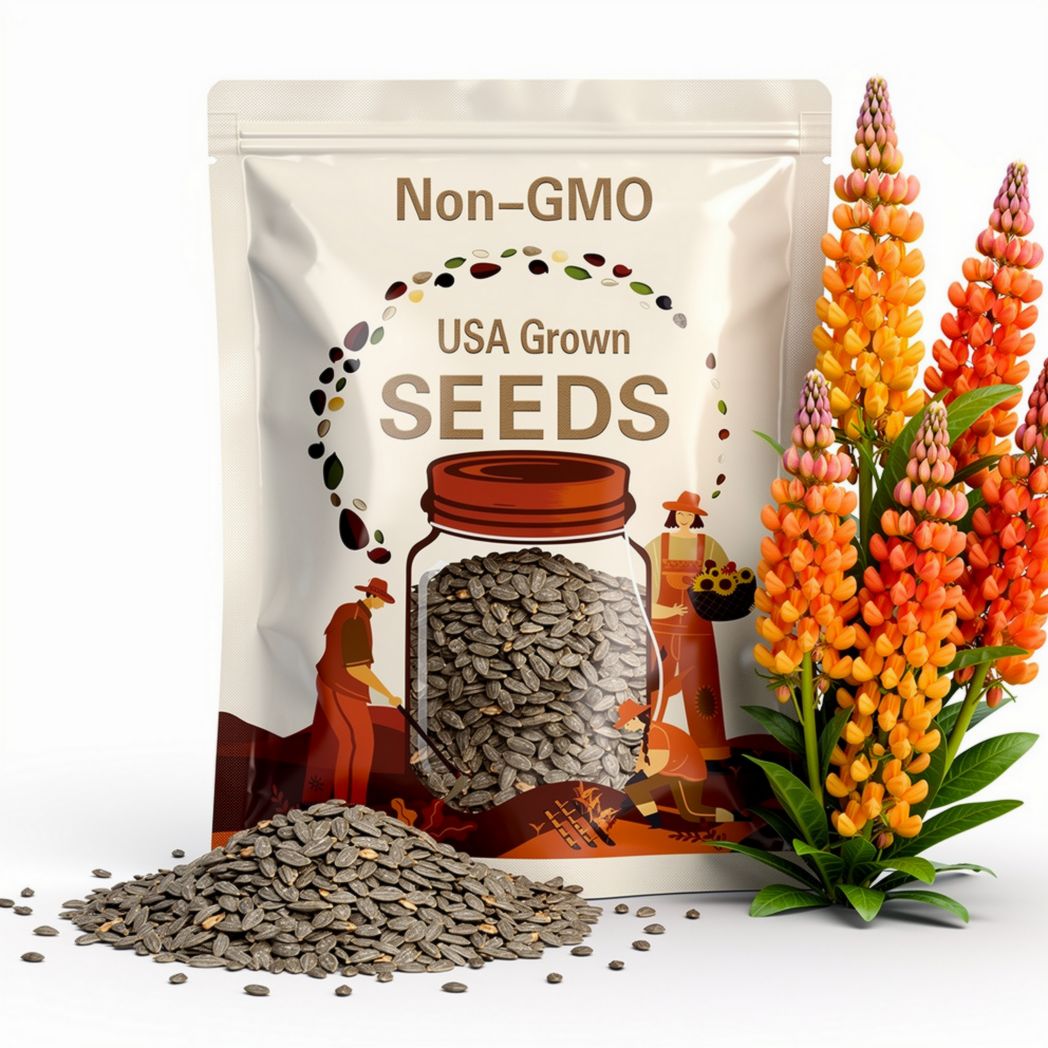 Salmon Star Lupine Seeds: Perennial Salmon-Pink Blooms