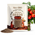 Tomato Seed Starter Kit - Tomato Seeds with Tray Liner and Half Quart Vegetable Soil Mix - Grow Your Own Vegetables