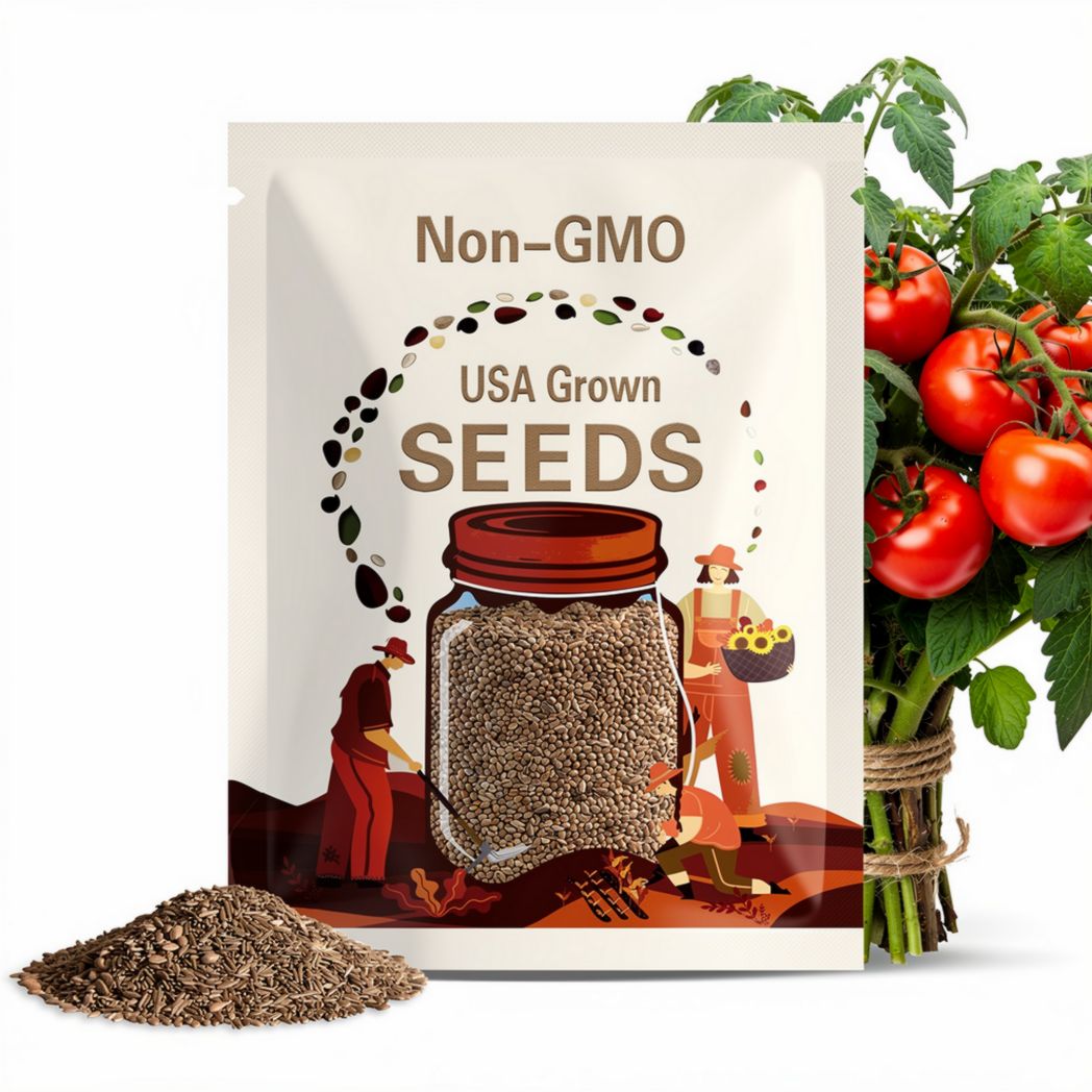 Tomato Seed Starter Kit - Tomato Seeds with Tray Liner and Half Quart Vegetable Soil Mix - Grow Your Own Vegetables