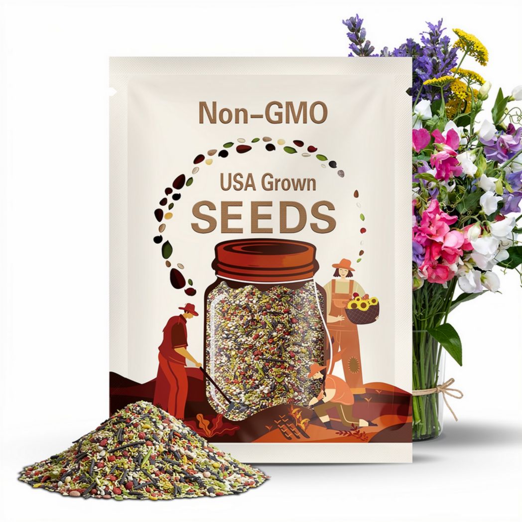 Bijou Mix Sweet Pea Seeds | Lathyrus Odoratus | Non-GMO | Flower Seeds | Seed Store | 1209