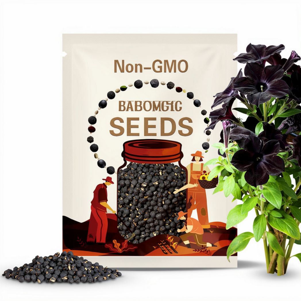 Black Magic Petunia seeds, 3rd generation 25 seeds