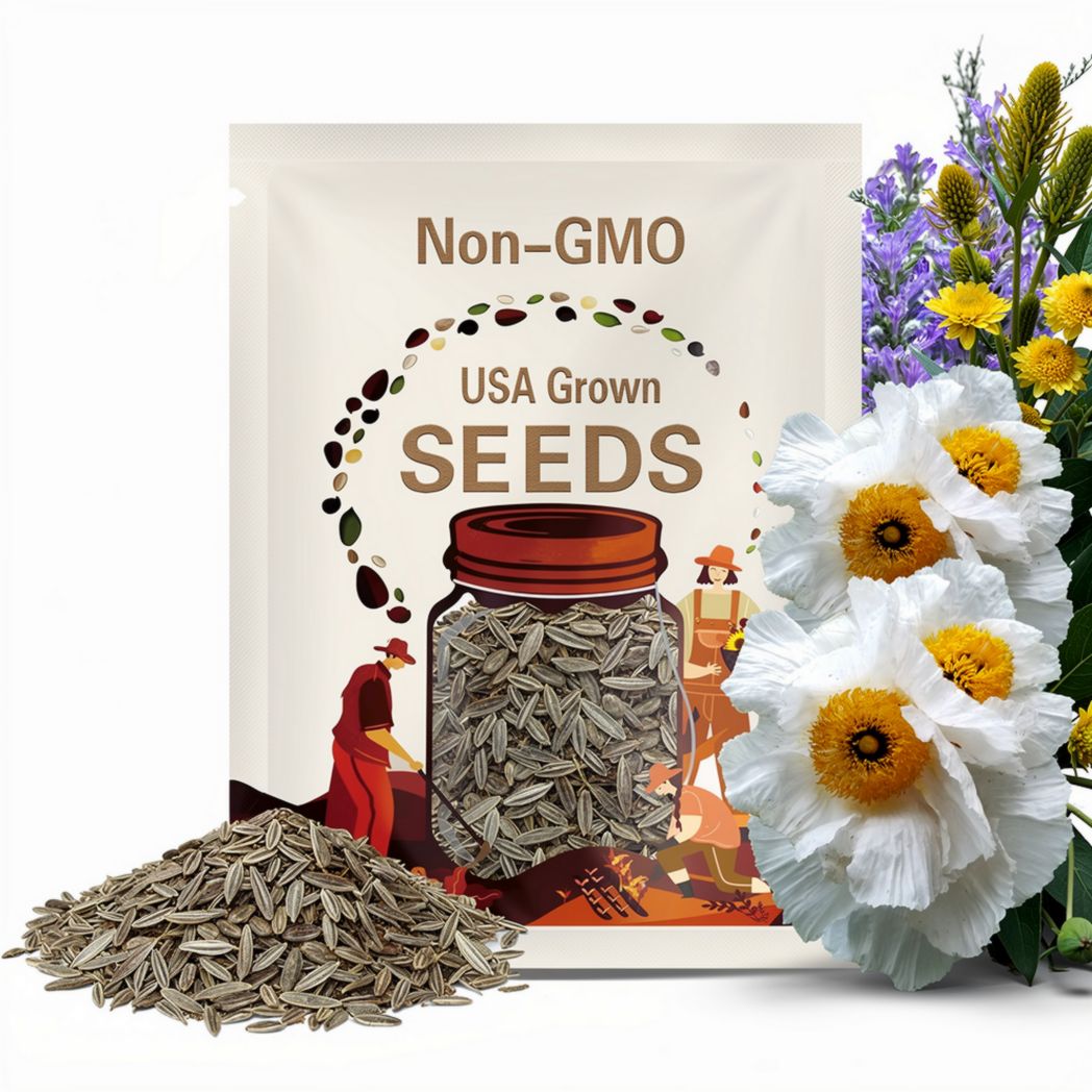 Coulter's Matilija Poppy Seeds|Romneya coulteri|Wildflower|Rare|California Native Plant|Native Plants|Southwestern Wildflowers|Garden|Gifts