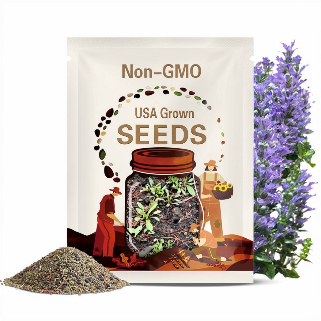 Organic Shepherd’s Purse Seeds | 有机荠菜种子 | Cool-Season Herb | Several Hundred to 1000 Seeds