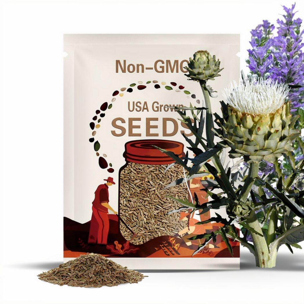 Cardoon ( White) Seeds, Flower Seeds, Cardoon Seeds to plant in your home garden.