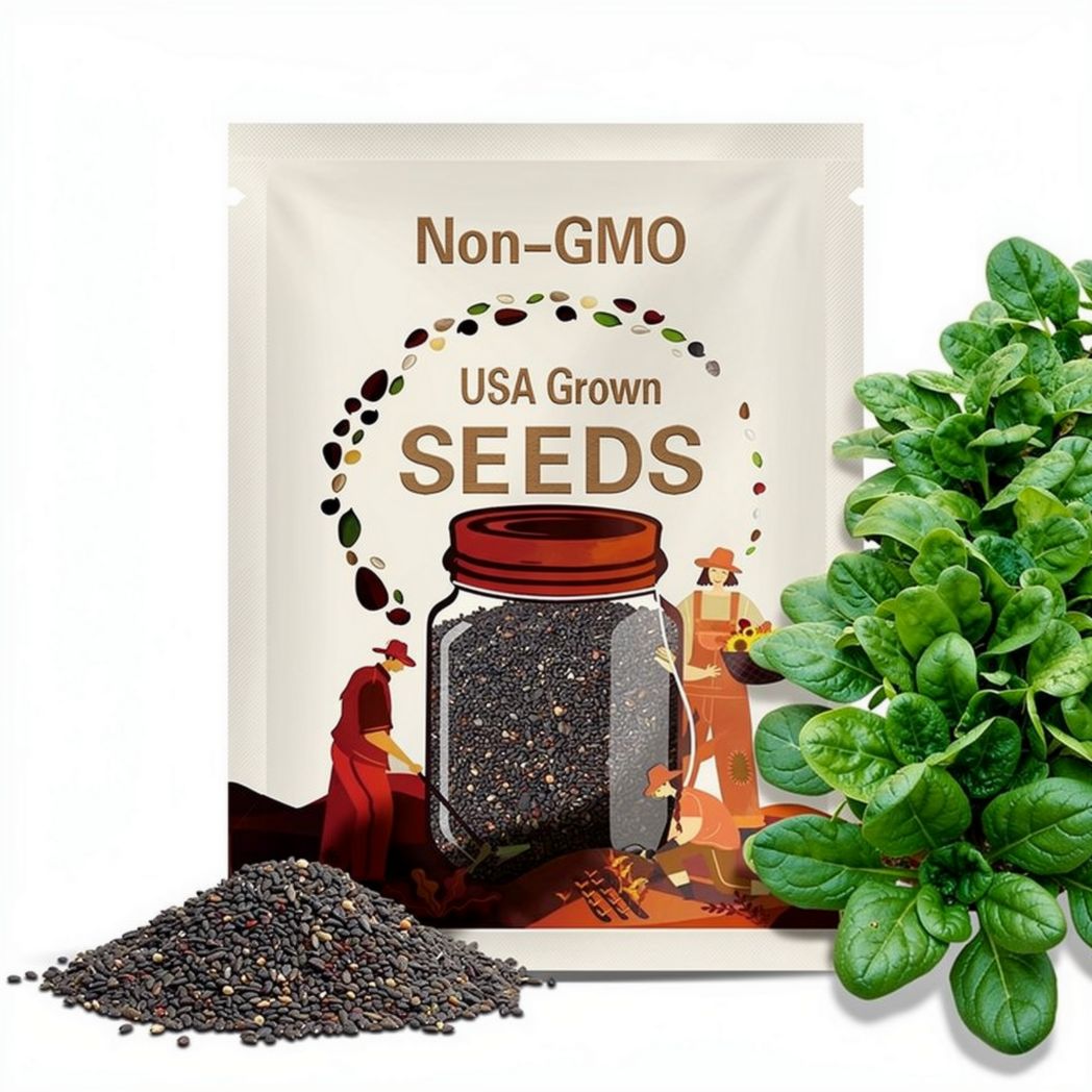 Early Hybrid F1 No 7 Spinach Seeds