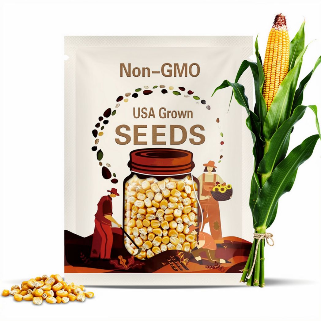 Dublin Dent Corn Seeds: Rare Organic Heirloom, Non-GMO