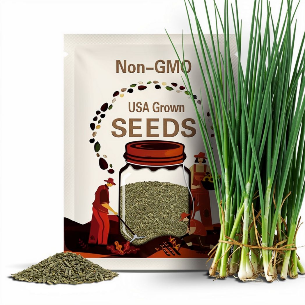 Garlic Chives, Chinese Chives, Chinese Leek SEEDS | Non-GMO, Organic | Treevales
