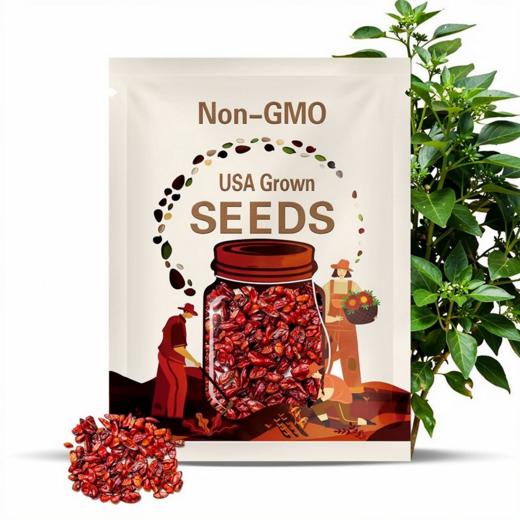 Wild Piquin Chile Pepper Seeds ~Capsicum annuum~ Pequin, Chili ~ SHU 30,000–60,000 on Scoville scale ~ Bird Pepper ~ Chiltepin, Pequín