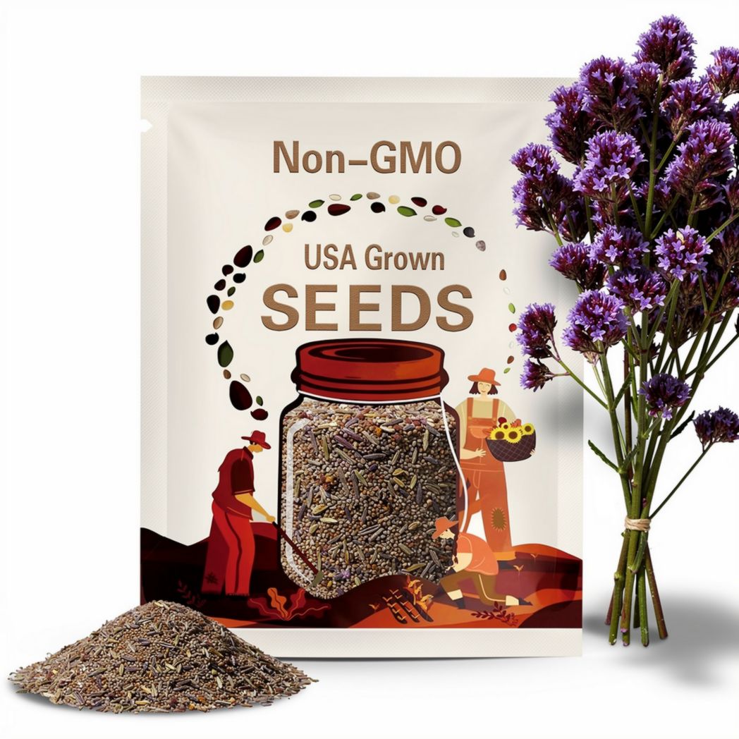 Sea Lavender Flower Seeds - Grow Beautiful Flowers Indoors, Outdoors, In Pots, Grow Beds, Soil, Hydroponics & Aquaponics