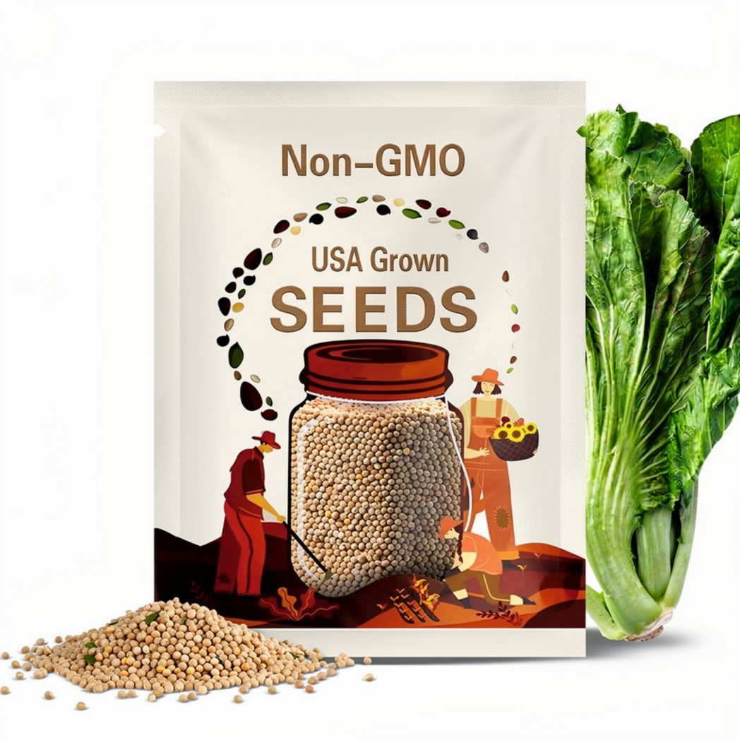 SEEDS Chinese/Asian Mustard Green,Mustasa,Kai Choi/Gai Choy/Châu á mù tạt SEEDS - Free Shipping