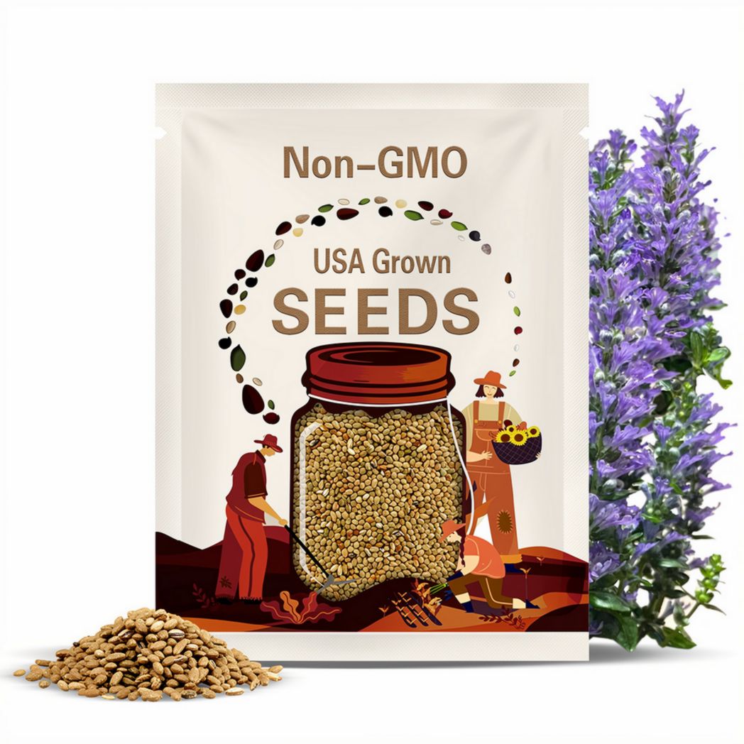 Chicken Treats Seed Collection – 10 Amazing Heirloom Seeds, Open Pollinated & Forage Blend, Grow Chicken Food